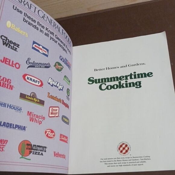 Vintage 1990 Better Homes Gardens “Summertime Cooking” Cookbook! - Picture 3 of 4
